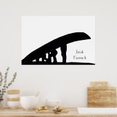 Irish Currach Poster (Keuken)