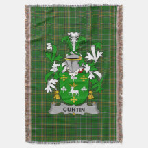 Irish Curtin of McCurtin wapenschild familie Cres