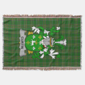 Irish Curtin of McCurtin wapenschild familie Cres Deken (Voorkant)
