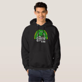 Irish Cute Rainbow Green Clover Patrick's Day One Hoodie (Voorkant volledig)