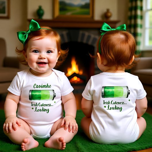 Irish Cuteness… Loading Romper