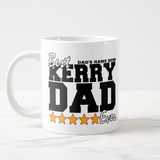 Irish Dad Kerry Birthday / Fathers Day Grote Koffiekop (Links)