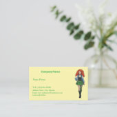 irish dall  visitekaartje (Staand voorkant)