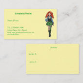 irish dall  visitekaartje (Voorkant / Achterkant)