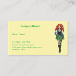 irish dall  visitekaartje