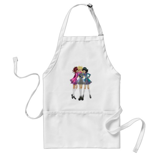 Irish Dance Apron Standaard Schort (Voorkant)
