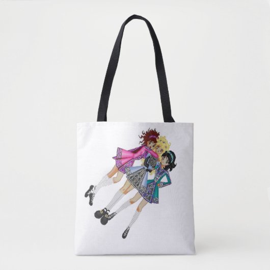 Irish Dance Bag Tote Bag (Voorkant)