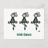 Irish Dance Briefkaart (Voorkant)