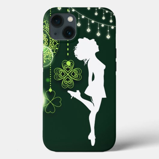 Irish Dance Celtic Clovers and Lights Case-Mate iPhone Case (Achterkant)