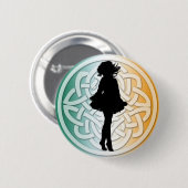 Irish Dance Celtic Flag Button (Voorkant /achterkant)