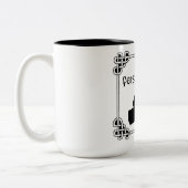 Irish Dance Celtic Knot Feis mama Tweekleurige Koffiemok (Links)