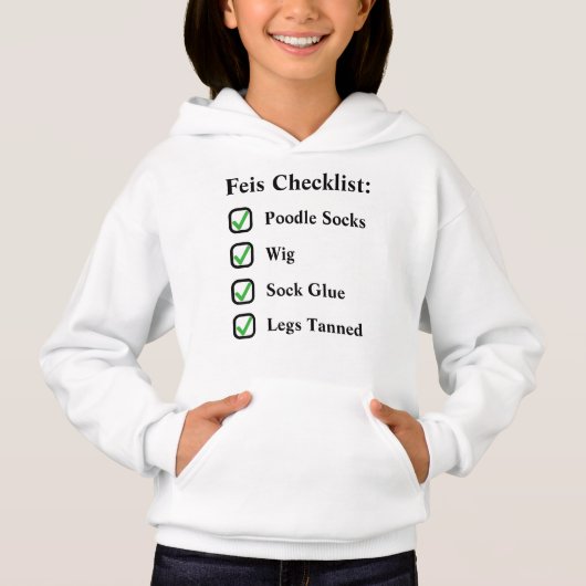 Irish Dance Cute Funny Feis Checklist (Voorkant)