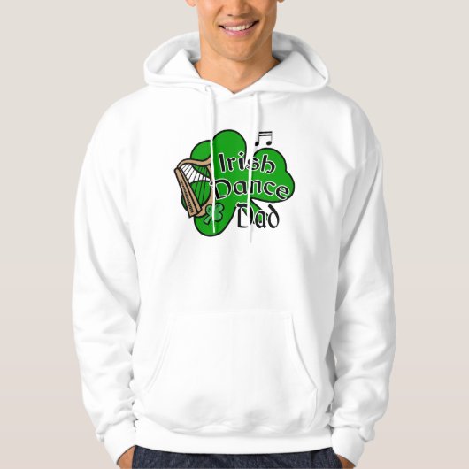 Irish Dance Dad Raglan Hoodie (Voorkant)