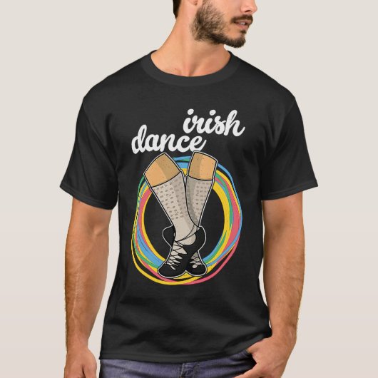 Irish Dance Dancer Ireland Shoes St Patrick's 18 T-shirt (Voorkant)
