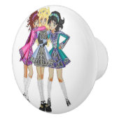 Irish Dance Drawer Pulls Keramische Knop (Rechts)