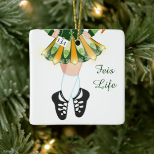 Irish Dance Feis Competition Feis Life Kerstmis Keramisch Ornament