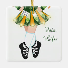 Irish Dance Feis Competition Feis Life Kerstmis Keramisch Ornament