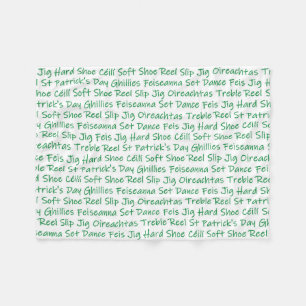 Irish Dance Fleece Deken