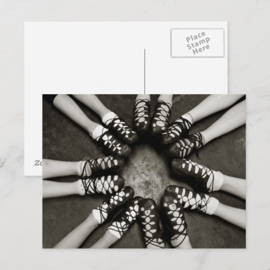 Irish Dance Ghillies Briefkaart (Voorkant / Achterkant)