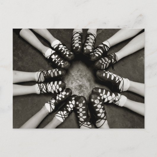 Irish Dance Ghillies Briefkaart (Voorkant)