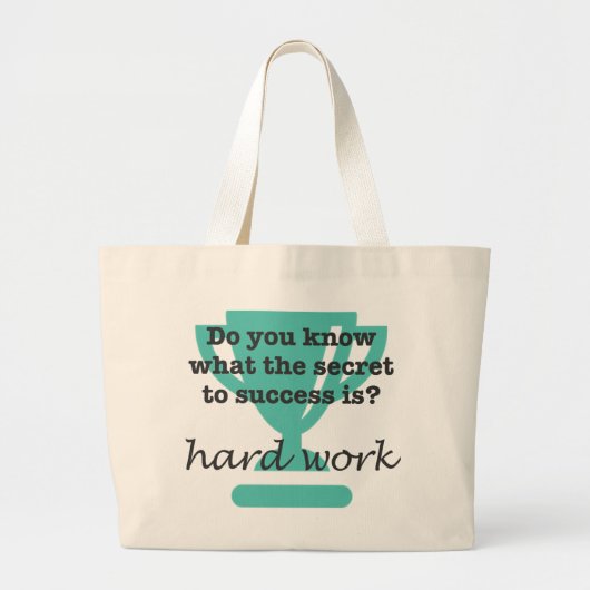 Irish Dance Grote canvas tas - het geheim van succ (Voorkant)