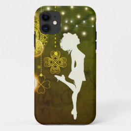 Irish Dance Hard Shoe Celtic Clovers and Lights Case-Mate iPhone Case