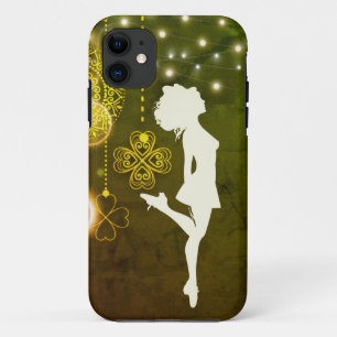Irish Dance Hard Shoe Celtic Clovers and Lights Case-Mate iPhone Case