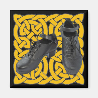 Irish Dance Hard Shoes op Keltische knoop Magneet