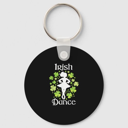 Irish Dance - Irish Dancer Ceili Reel Dance T-Shir Sleutelhanger (Voorkant)