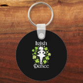 Irish Dance - Irish Dancer Ceili Reel Dance T-Shir Sleutelhanger (Voorkant)