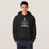 Irish Dance is mijn wereld Ierse danser Hoodie (Voorkant volledig)