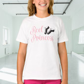 Irish Dance Light Pink Reel Princess Soft Shoes T-shirt