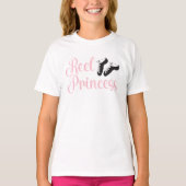Irish Dance Light Pink Reel Princess Soft Shoes T-shirt (Voorkant)