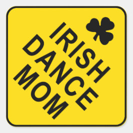 Irish Dance mama Vierkante Sticker
