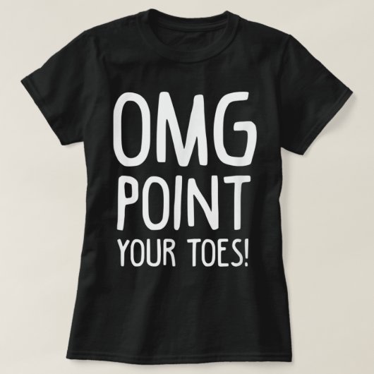 Irish Dance Omg Point Your Toes Dancer St Patricks T-shirt (Design voorkant)