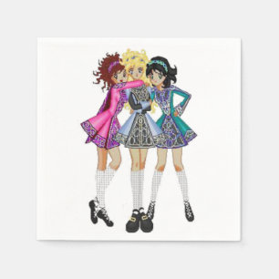 Irish Dance Paper Napkins Servet