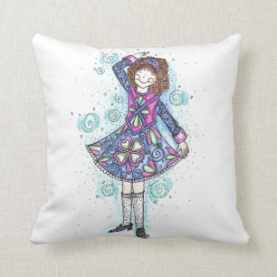 Irish Dance Pillow kan worden Gepersonaliseerd Kussen