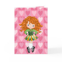 Irish Dance Pink Monochrome Heart Valentijnsdag