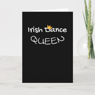 Irish Dance Queen   Ierse dansen St. Patrick's Day Kaart