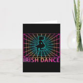 Irish Dance Retro Dancer Gift  Kaart (Voorkant)