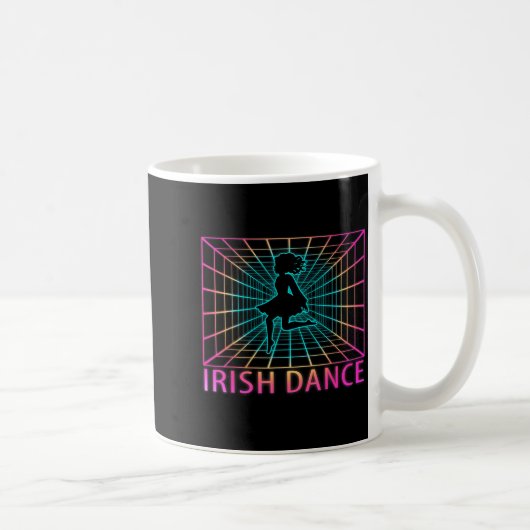 Irish Dance Retro Dancer Gift  Koffiemok (Rechts)