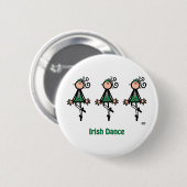 Irish Dance Ronde Button 5,7 Cm (Voorkant /achterkant)