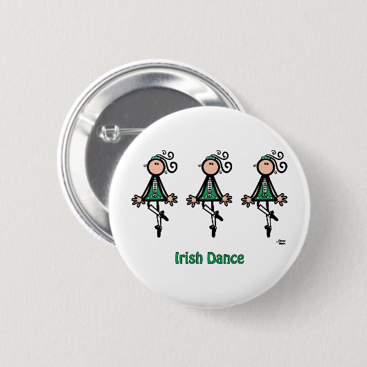 Irish Dance Ronde Button 5,7 Cm (Voorkant /achterkant)