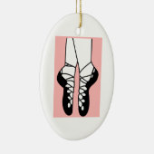 IRISH DANCE SHOES KERAMISCH ORNAMENT (Rechts)
