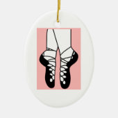 IRISH DANCE SHOES KERAMISCH ORNAMENT (Voorkant)