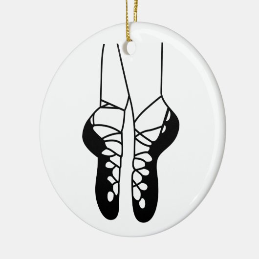 Irish Dance Shoes Keramisch Ornament (Links)