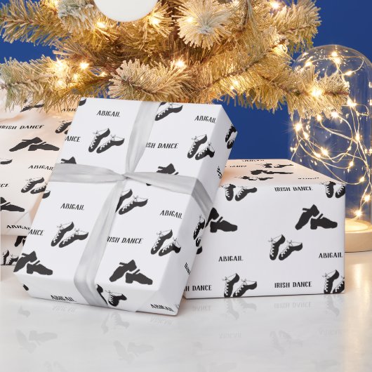 Irish Dance Soft Shoes and Hard Shoes Dance Cadeaupapier (Feestdagen)