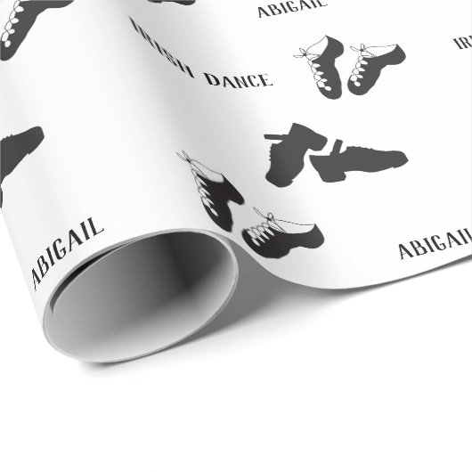 Irish Dance Soft Shoes and Hard Shoes Dance Cadeaupapier (Rol Hoek)