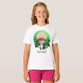Irish Dance St. Patrick's Day Green Shamrocks T-shirt (Voorkant volledig)