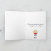 Irish Dance Valentijnsdag Rhinestone Heart Feestdagen Kaart (Binnen)